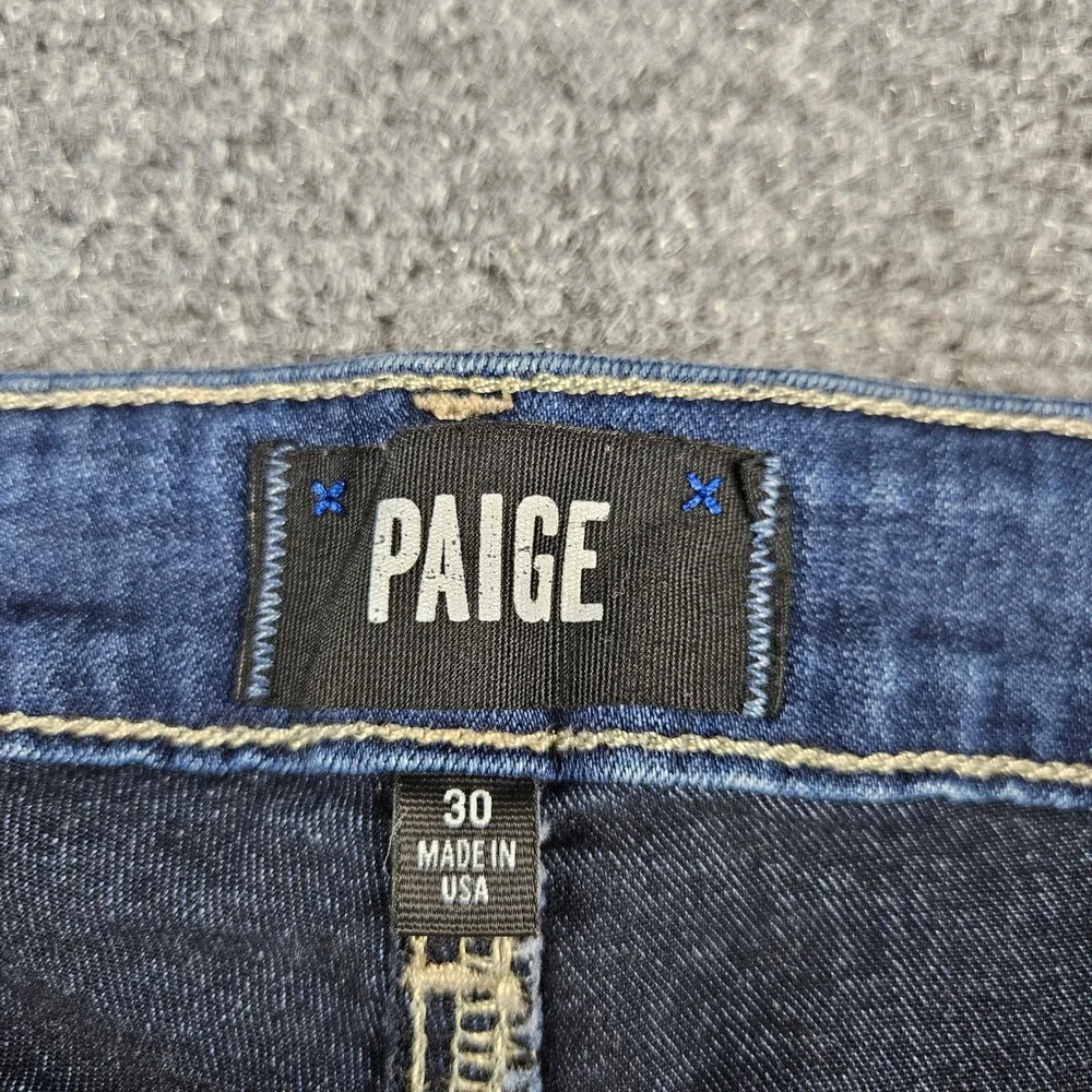 Paige Verdugo‎ Ultra Skinny Jeans Womens 30 Dark Wash Blue Mid Rise Denim USA